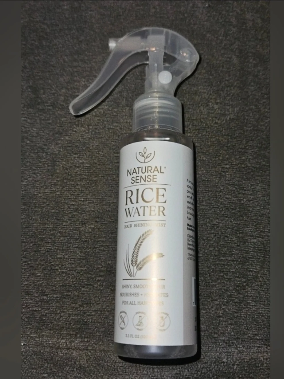 Natural Sense Rice Water Hair Shining Mist 3.3fl Oz BNIB